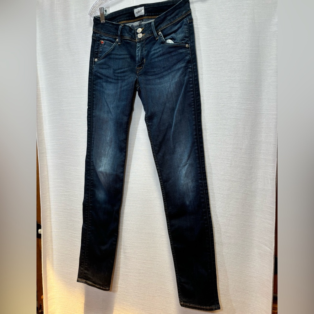 HUDSON Collin Flap Pocket Skinny Jean Size 29 Dark Denim